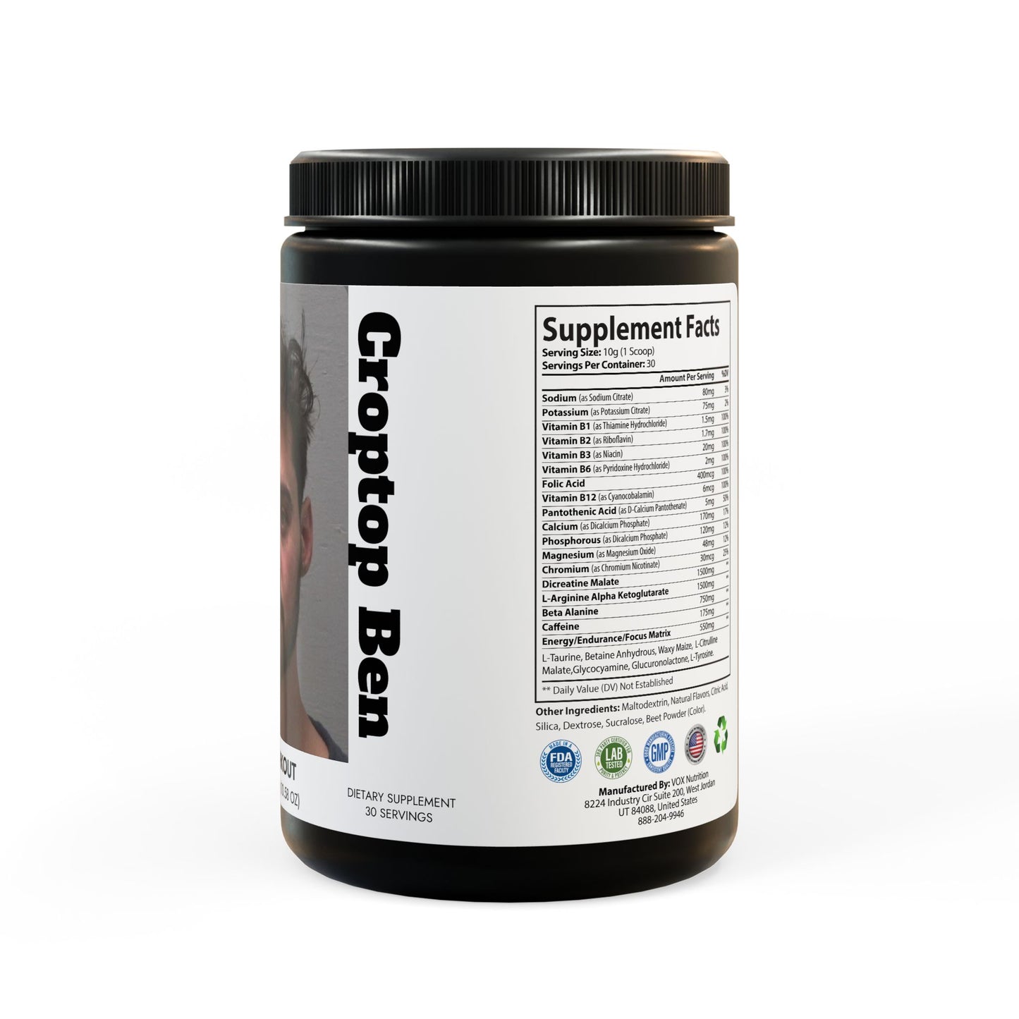 Pre-Workout Supplement, Watermelon (300g, 10.58oz)
