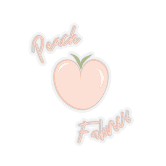 Peach Fabrics Statement Sticker